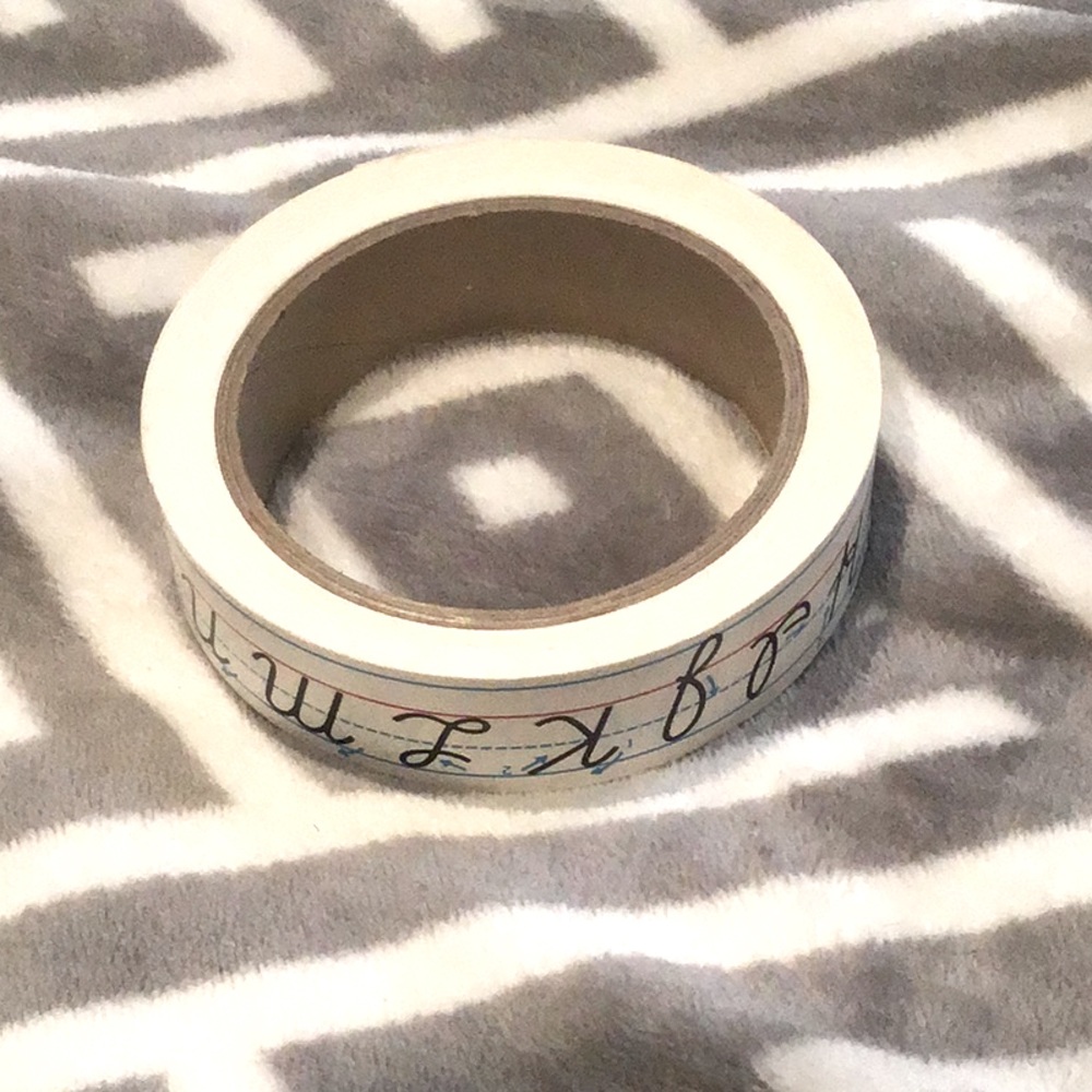 Cursive practice stickers